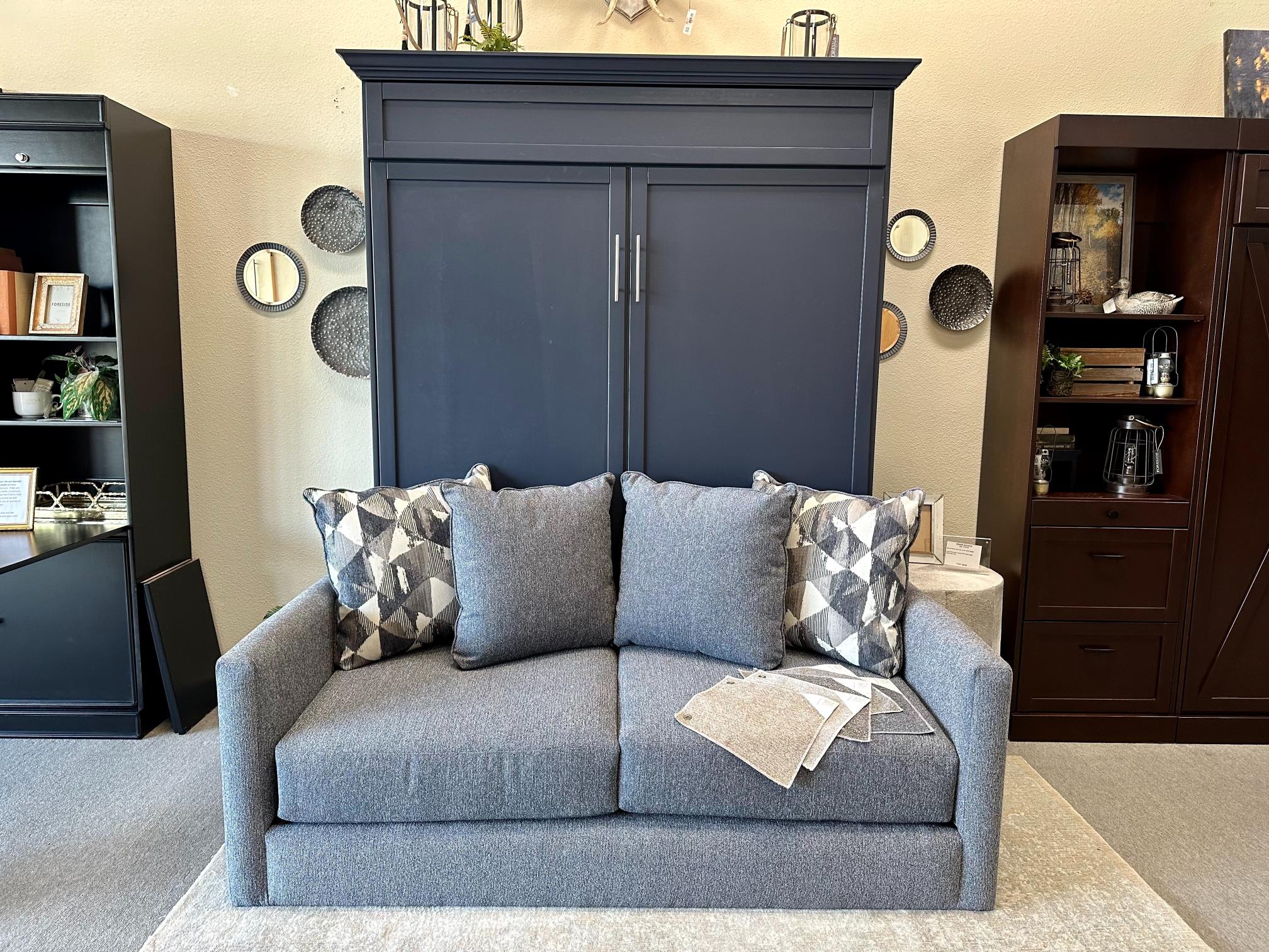 Sofa - Grey Fabric Close